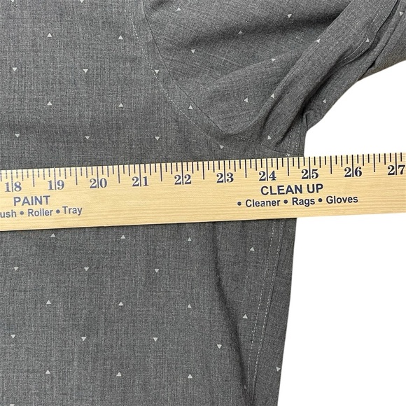 Banana Republic Button Down Shirt Gray Non-Iron Standard Fit Men’s Size XL - Picture 7 of 10